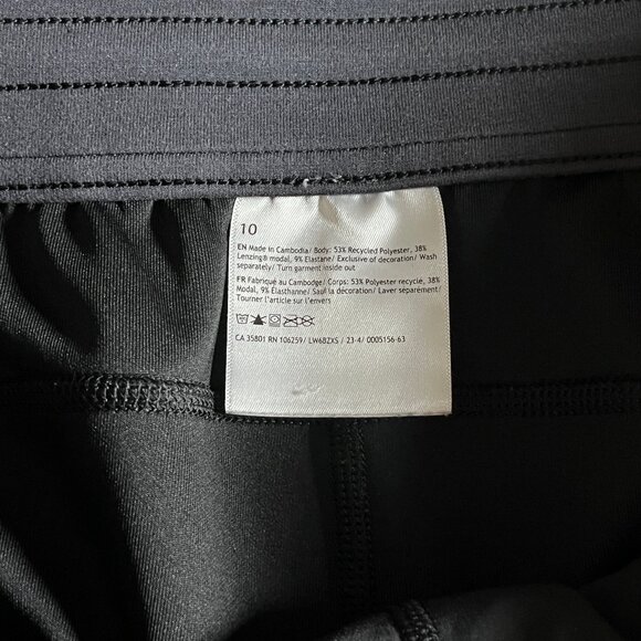 Lululemon Softstreme High Rise Straight Leg Crop Pants - Women's Size 10 - Black - Picture 5 of 9
